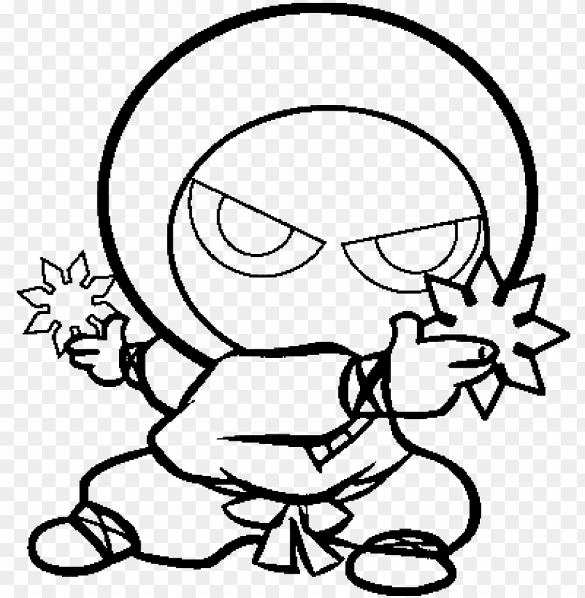 free PNG cute ninja k - cute ninja coloring pages PNG image with transparent background PNG images transparent