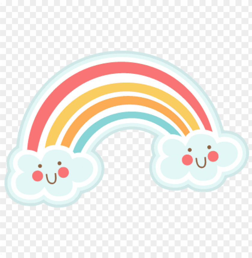 free PNG cute rainbow svg cutting files rainbow svg cut file - cute rainbow clip art PNG image with transparent background PNG images transparent