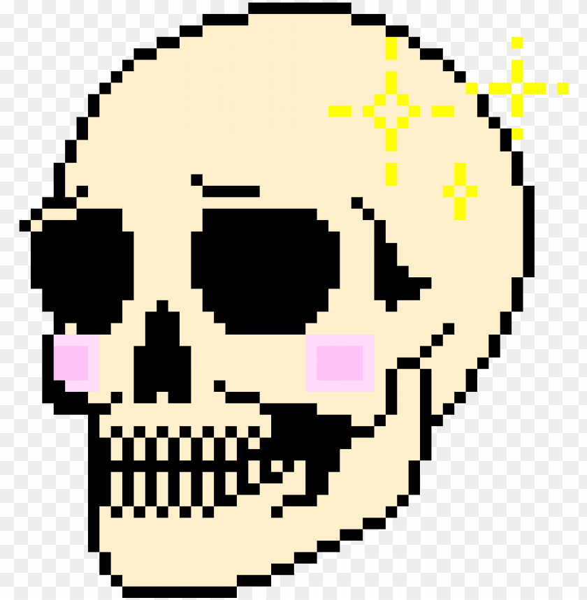 Cute Skull Pixel Art Cute Skull Png Image With Transparent