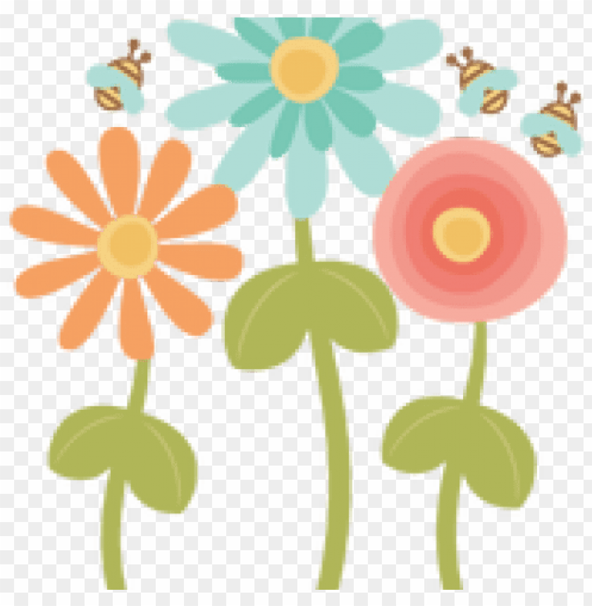 illustration, floral, graphic, plant, summer, spring, retro clipart
