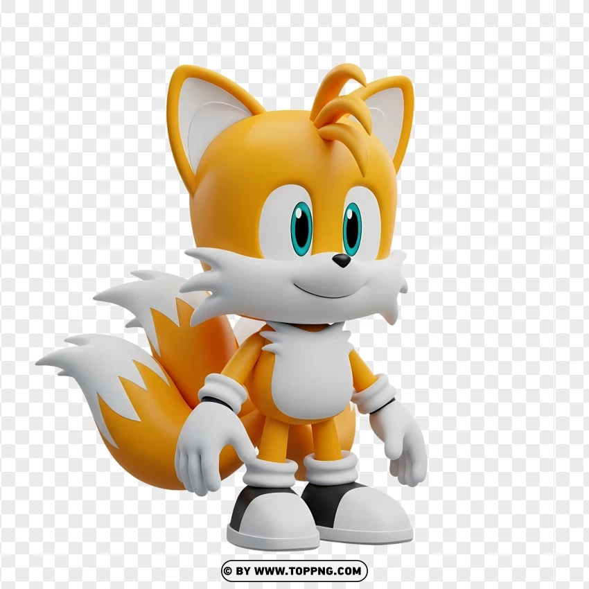 Cute Tails Two-tailed Fox PNG Transparent Background