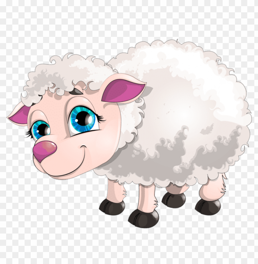 cute white lambpicture png images background -  image ID is 50778