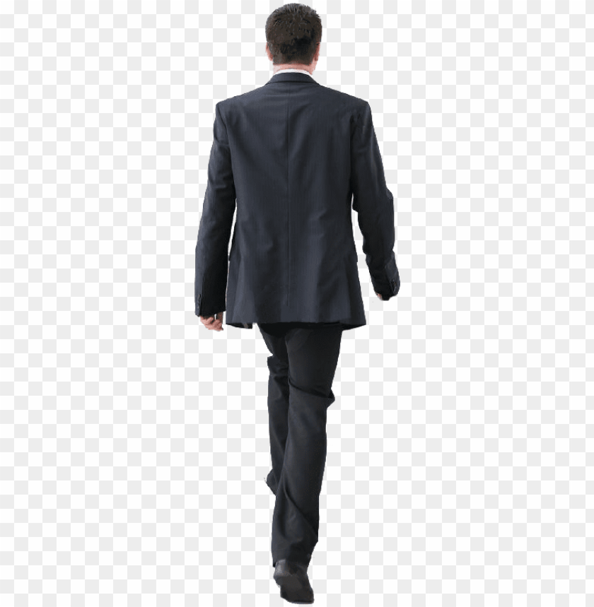free PNG cutout man walking back people cutout, cut out people, - man in suit back PNG image with transparent background PNG images transparent