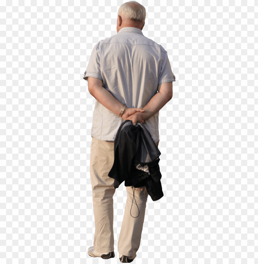 Cutout Man Walking In Green Jacket PNG Transparent With Clear Background ID  174605