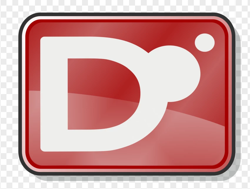 D Programming Language Logo PNG Transparent Background