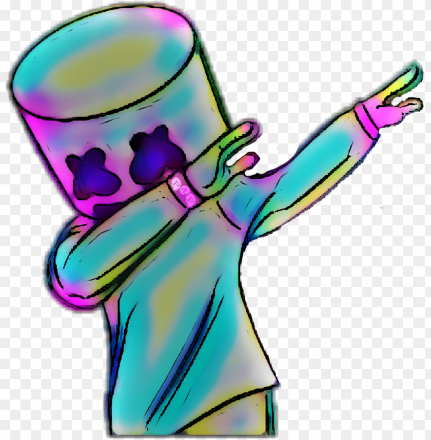 Dab Rainboweffect Marshmallow Magiceffect Picsartpassio Marshmallow Dabbi Png Image With Transparent Background Toppng - fortnite keep calm and dab roblox