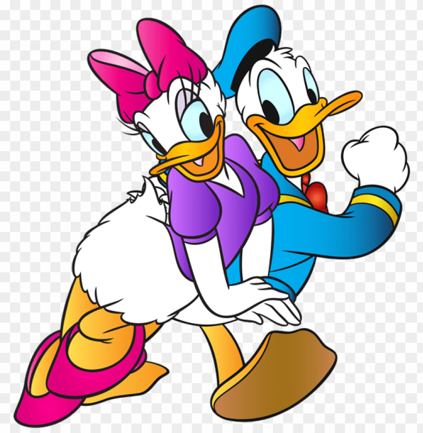 daisy and donald duck clipart png photo - 22624