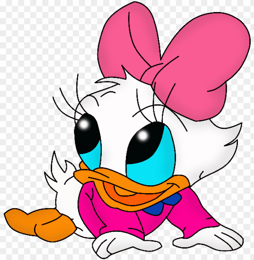 Daisy Duck Baby Clip Art - Baby Daisy Duck Drawings PNG Transparent With Clear Background ID 254354