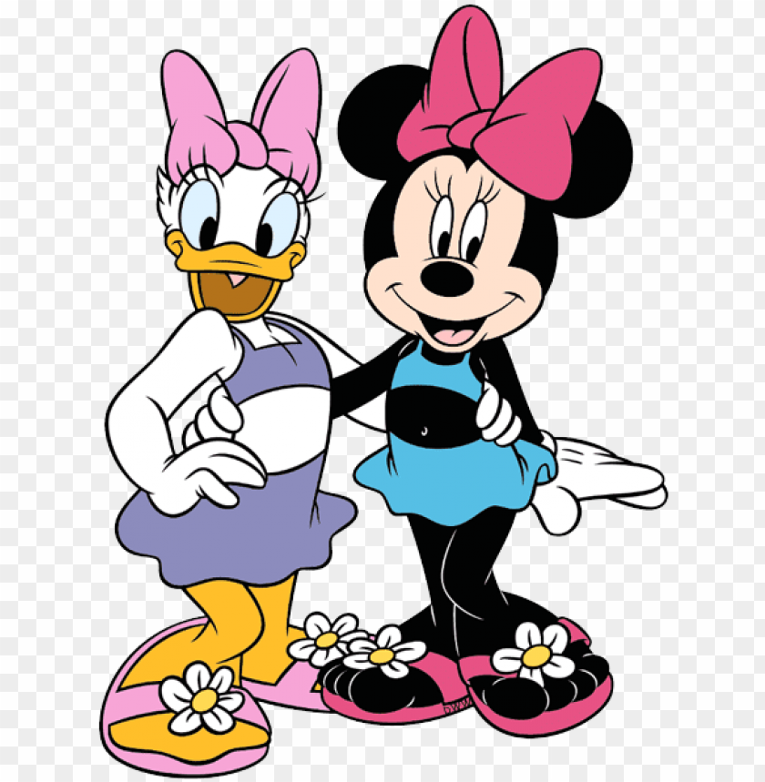 daisy duck clip art disney galore in - daisy duck and minnie mouse PNG image with transparent background@toppng.com