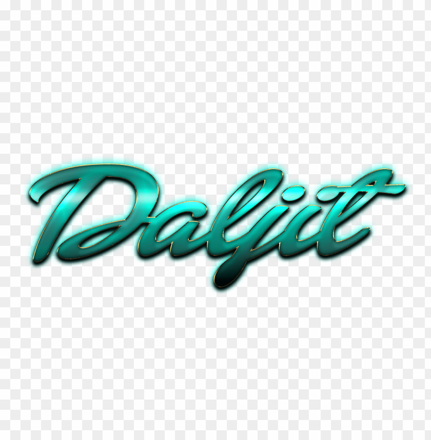 daljit decorative name png PNG image with no background - Image ID 37864