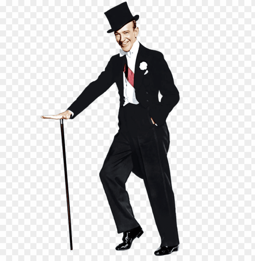 Transparent Background PNG Image Of Dancer Fred Astaire Sideview - Image ID 69737