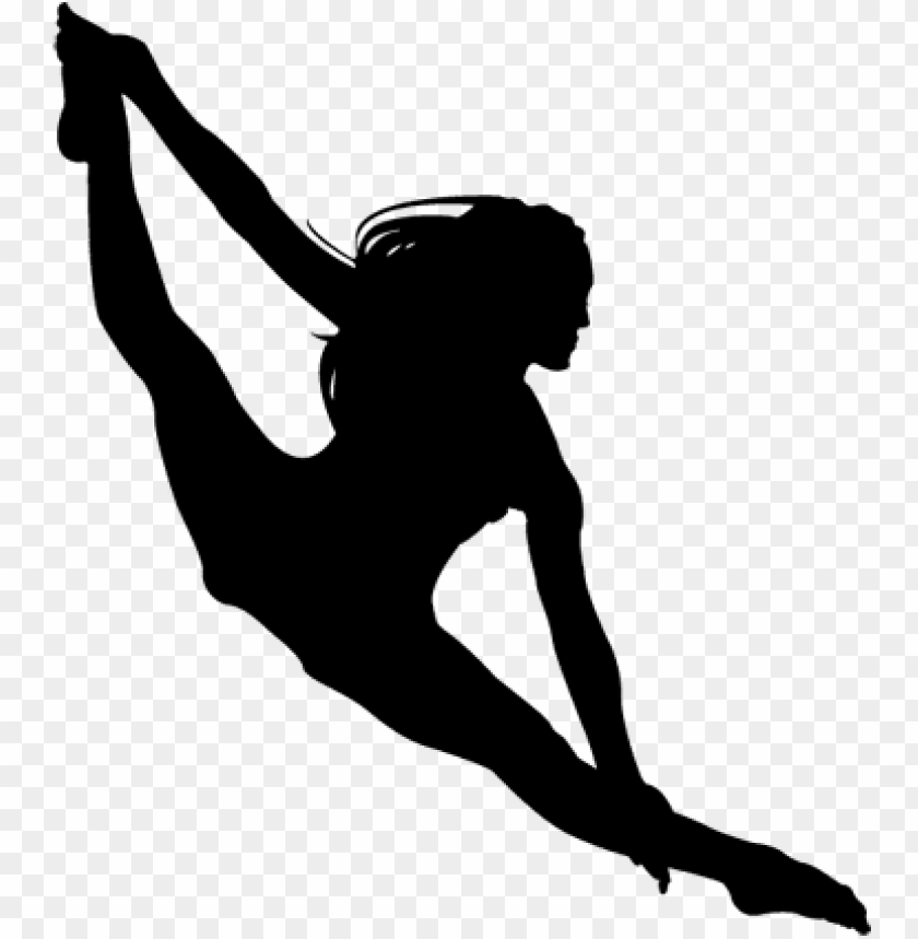 Dancer Silhouette Leap - Dancer Silhouette Leap PNG Transparent With Clear Background ID 178540