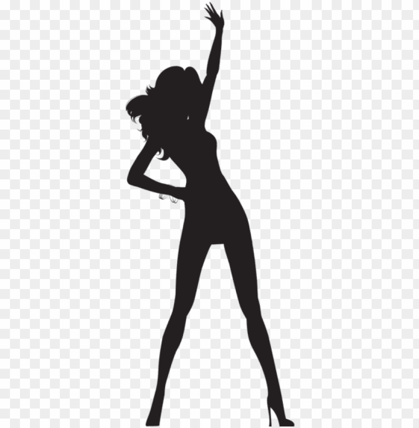 dancing woman silhouette png transparent clip art image - woman dancing silhouette PNG image with transparent background@toppng.com