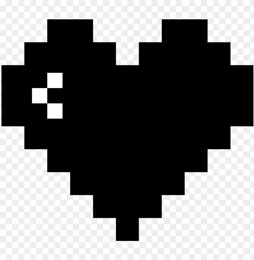 dark 8 bit heart pixelhealth PNG transparent with Clear Background ID 199996