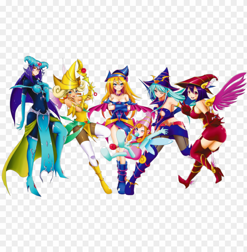 free PNG dark magician girls - yugioh dark magician girls PNG image with transparent background PNG images transparent