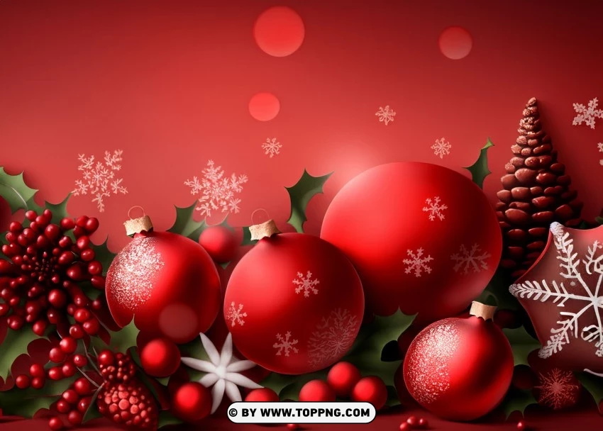 Dark Red Christmas Banner Background For Your Website | TOPpng