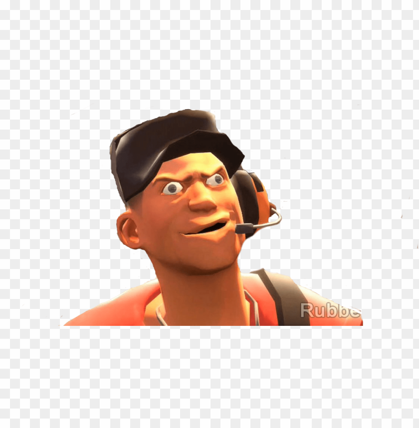 scout tf2 no hat