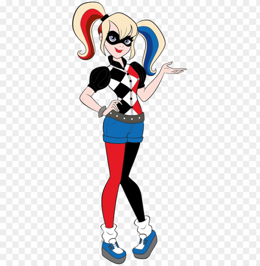 dc superhero girls harley quinn png jpg superhero PNG transparent with Clear Background ID 185516