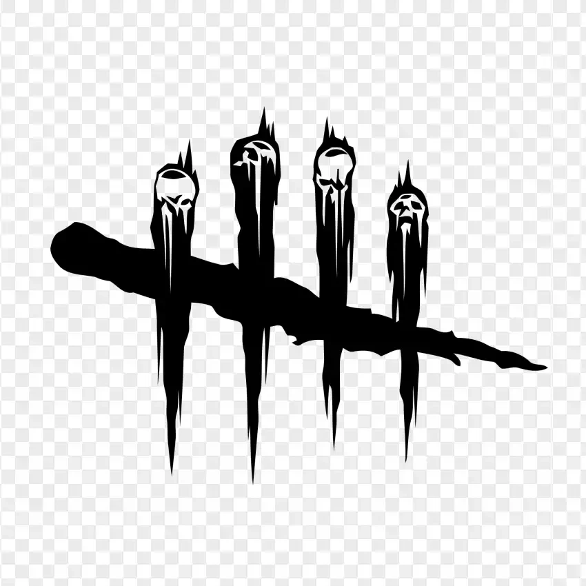 Dead By Daylight Black Icon PNG Transparent Background