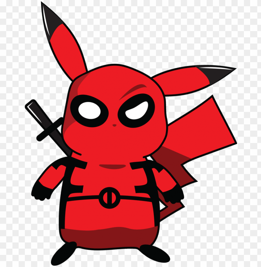 Deadpool Pikachu Png Image With Transparent Background Toppng