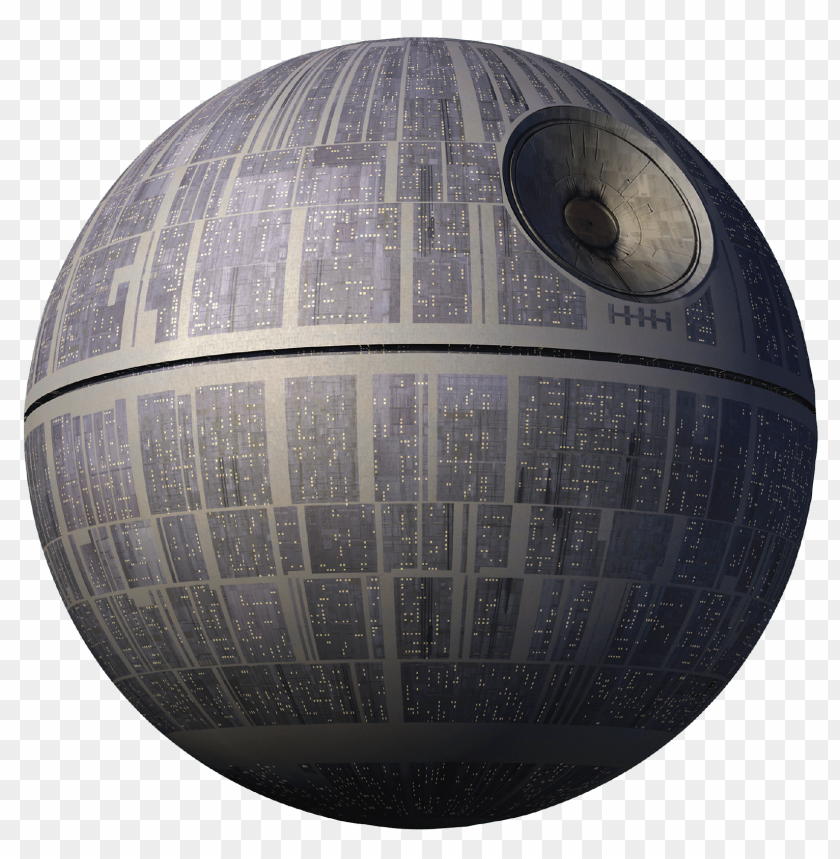 PNG image of death star with a clear background - Image ID 1443