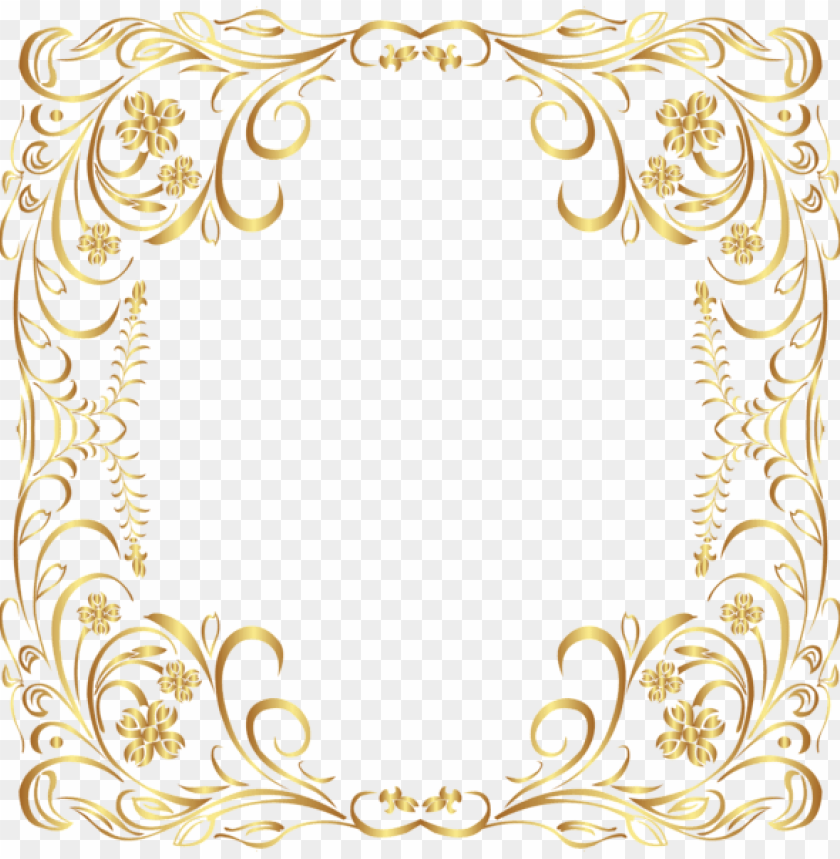 Free download | HD PNG deco gold border frame png clip art gold borders ...