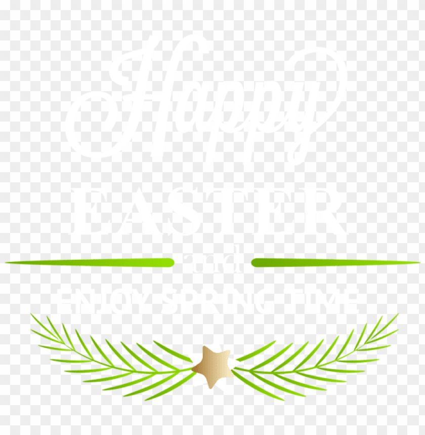 deco happy easter png images background -  image ID is 50986