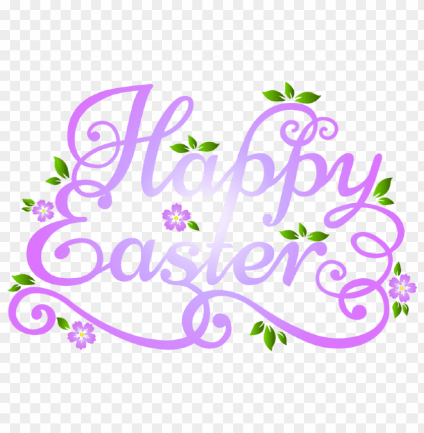 deco happy easter transparent png images background -  image ID is 50964
