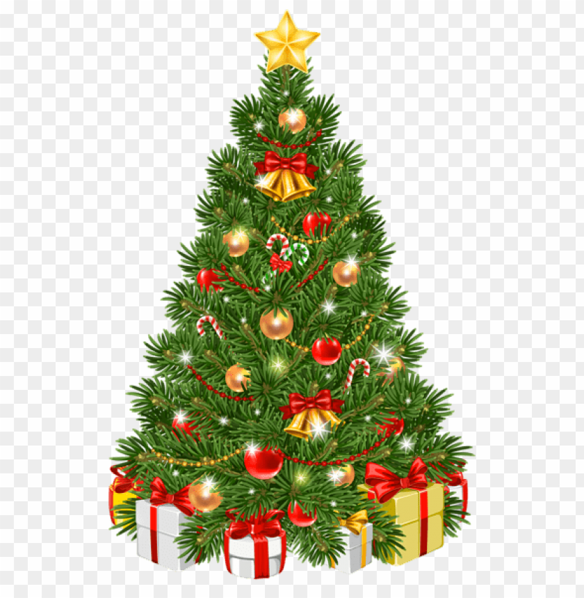 decorated christmas tree transparent PNG Images@toppng.com