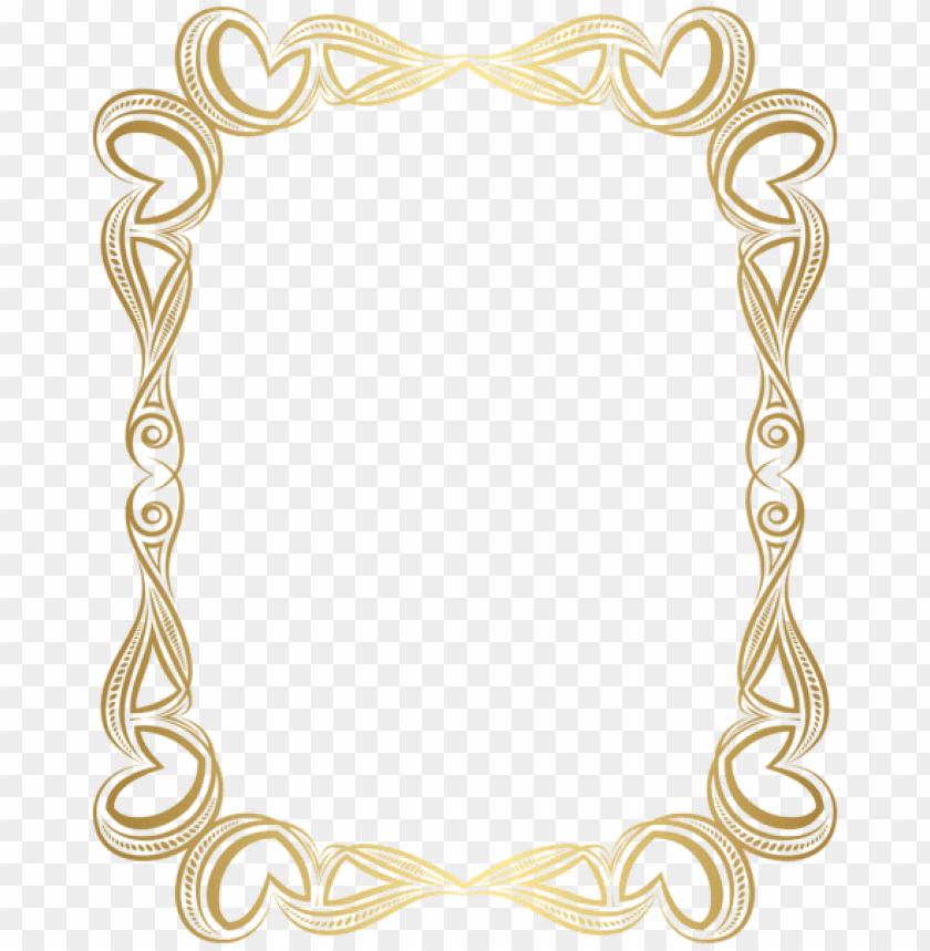 decorative border frame gold