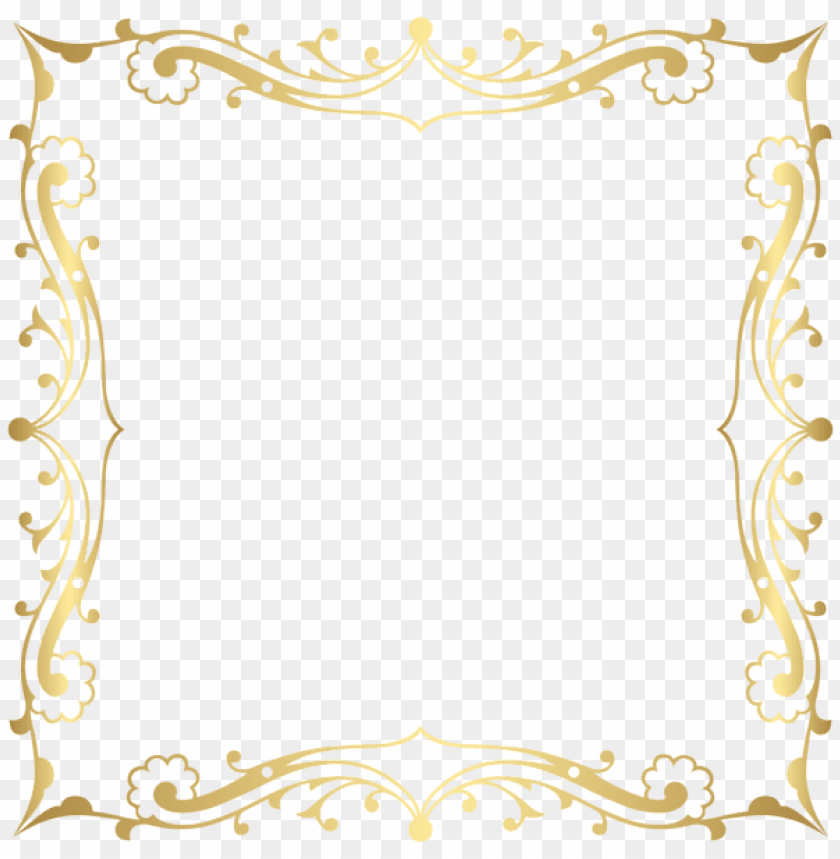 decorative border frame transparent