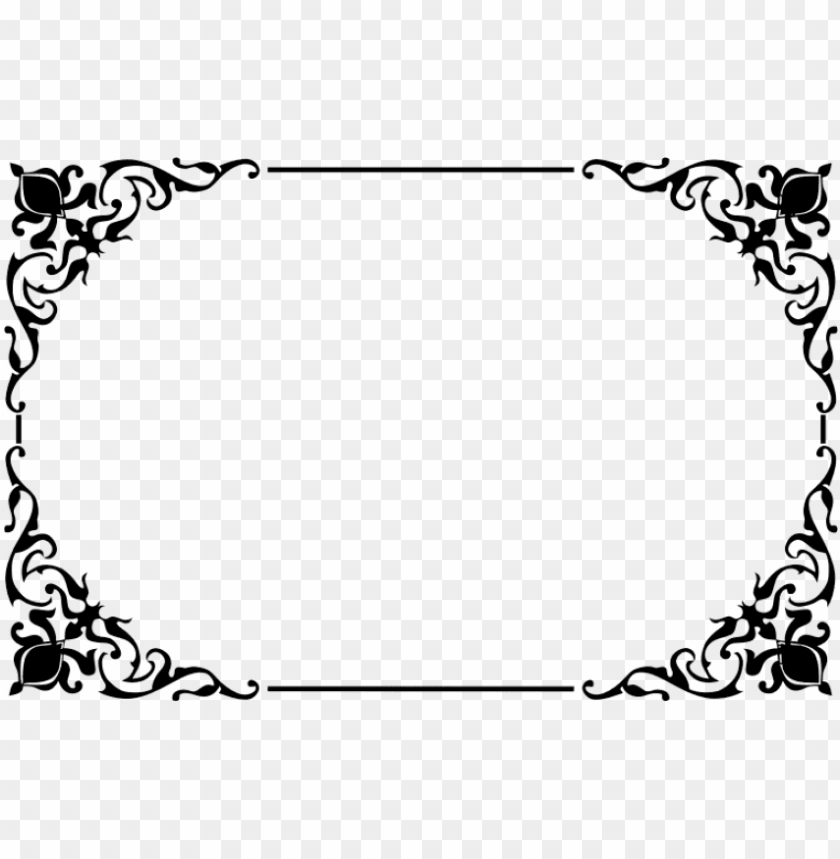 decorative border png clipart - frame border design PNG image with  transparent background | TOPpng