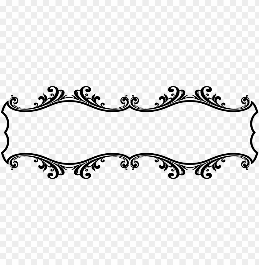 Decorative Borders Arts Ornament Line Art Png Border Clipart Image With Transpa Background Toppng - Types Of Decorative Borders In Word