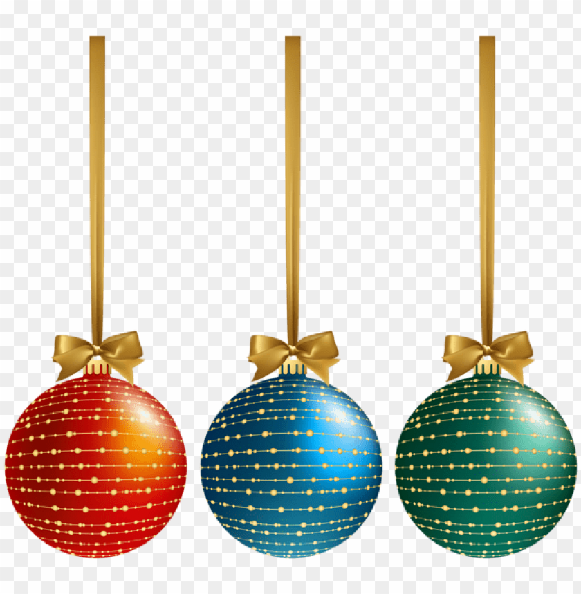 Decorative Christmas Ball Set PNG Images 40308 | TOPpng