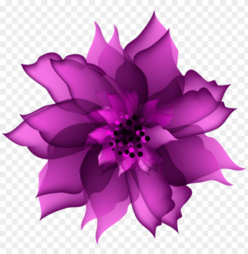 decorative flower purple