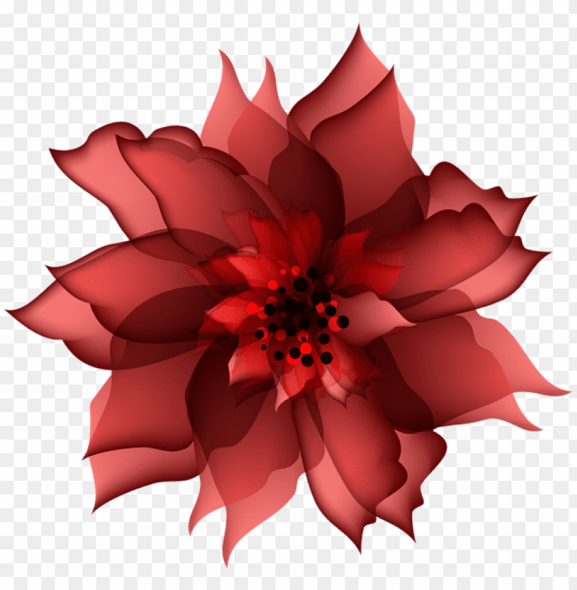 decorative flower red