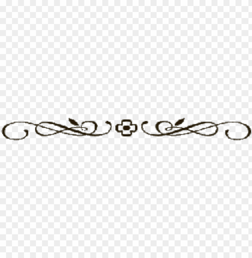 decorative line black clipart divider calligraphy PNG transparent with Clear Background ID 184778