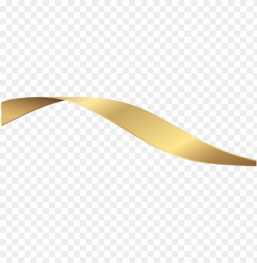 Decorative Line Gold Clipart Png - Construction Paper PNG Image With Transparent Background