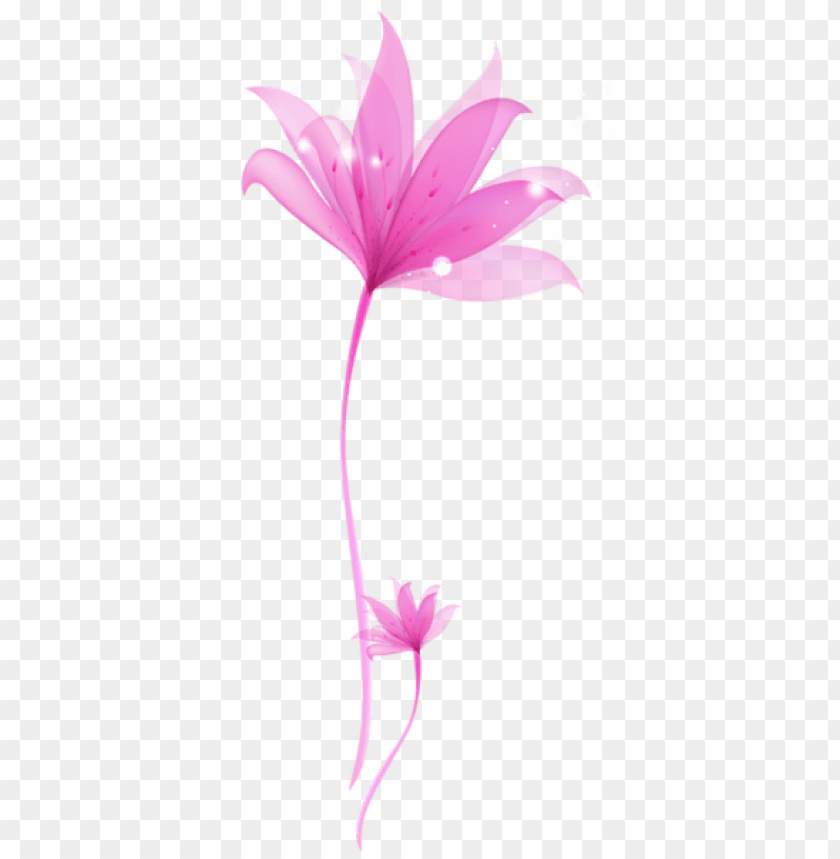 decorative pink flowerornament