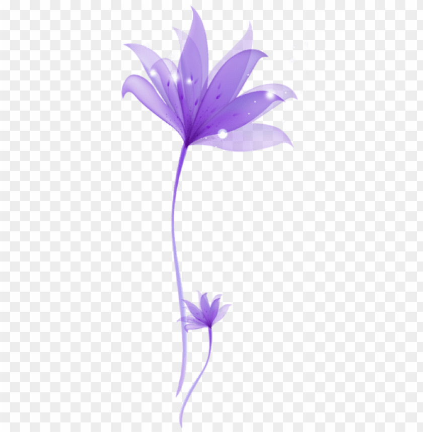 decorative purple flowerornament