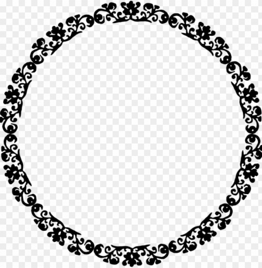 decorative round border frame vector clip art circle border vector PNG transparent with Clear Background ID 171459