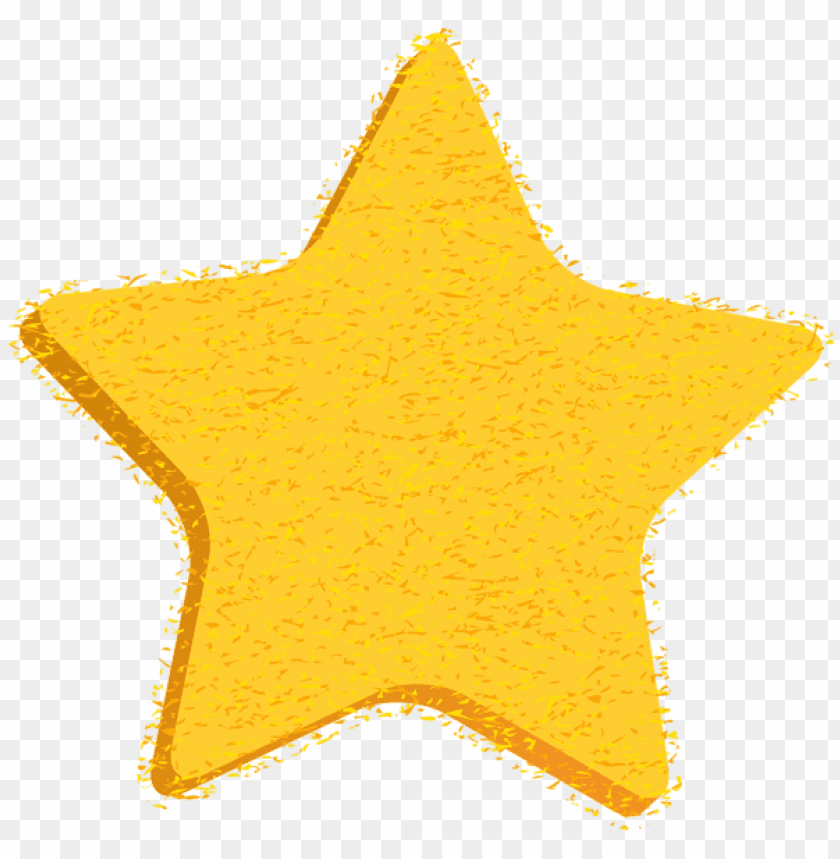 decorative star yellow
