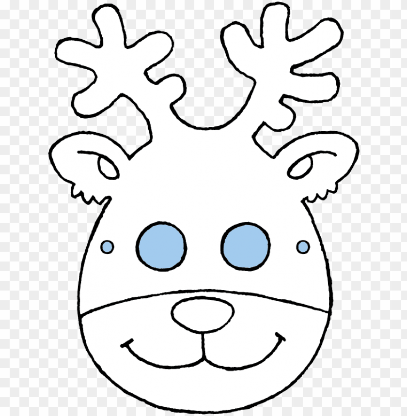 Deer Mask Masque Cerf A Imprimer Png Image With Transparent