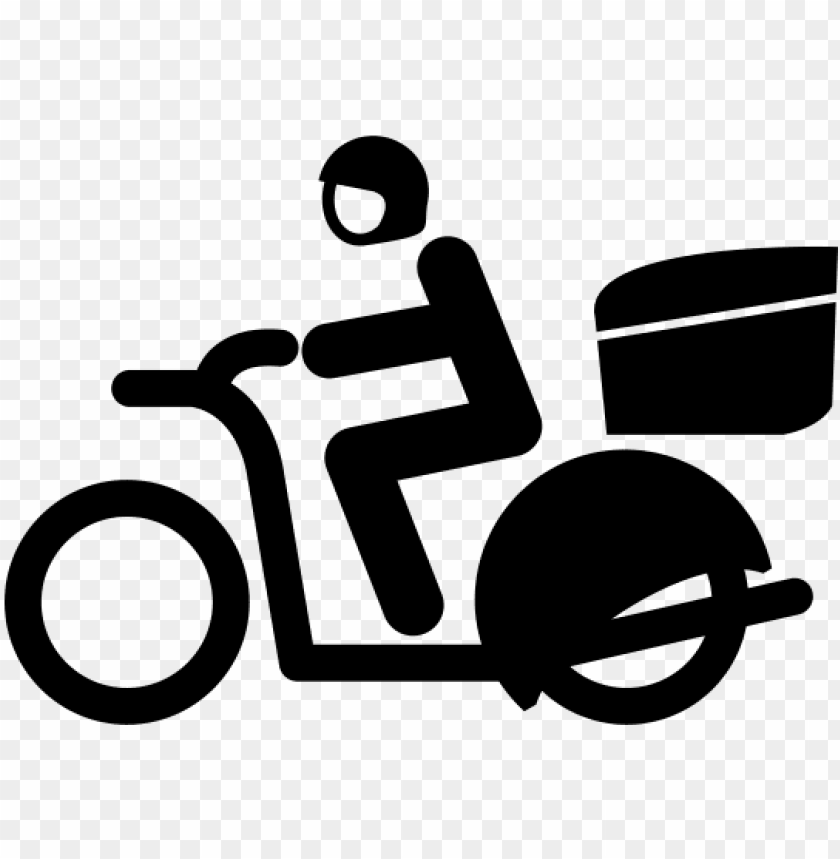 delivery bike icon PNG image with transparent background@toppng.com