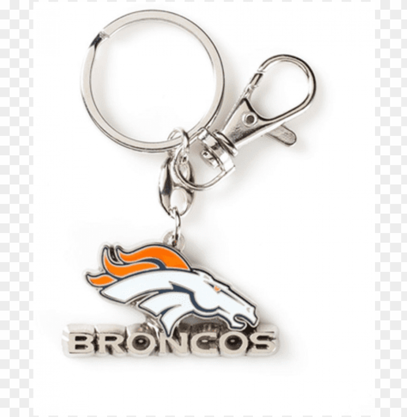 denver broncos heavyweight logo key chain key ring PNG transparent with Clear Background ID 87487