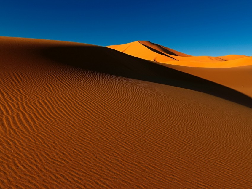 desert, dunes, sand, shadow, hills