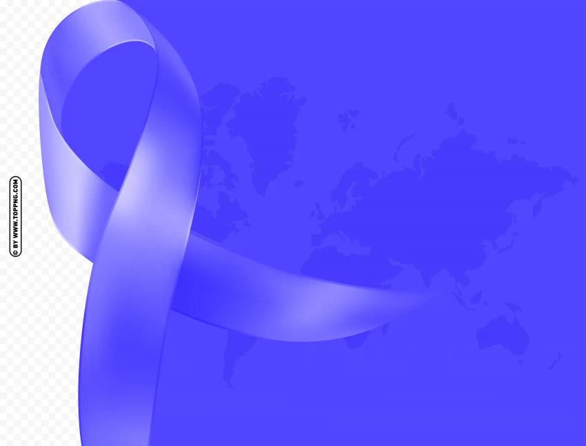 Design Of Esophageal Cancer Template With Ribbon Png