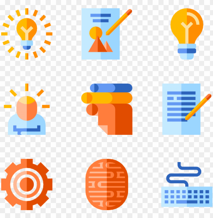 illustration, symbol, think, sign, background, business icon, asian