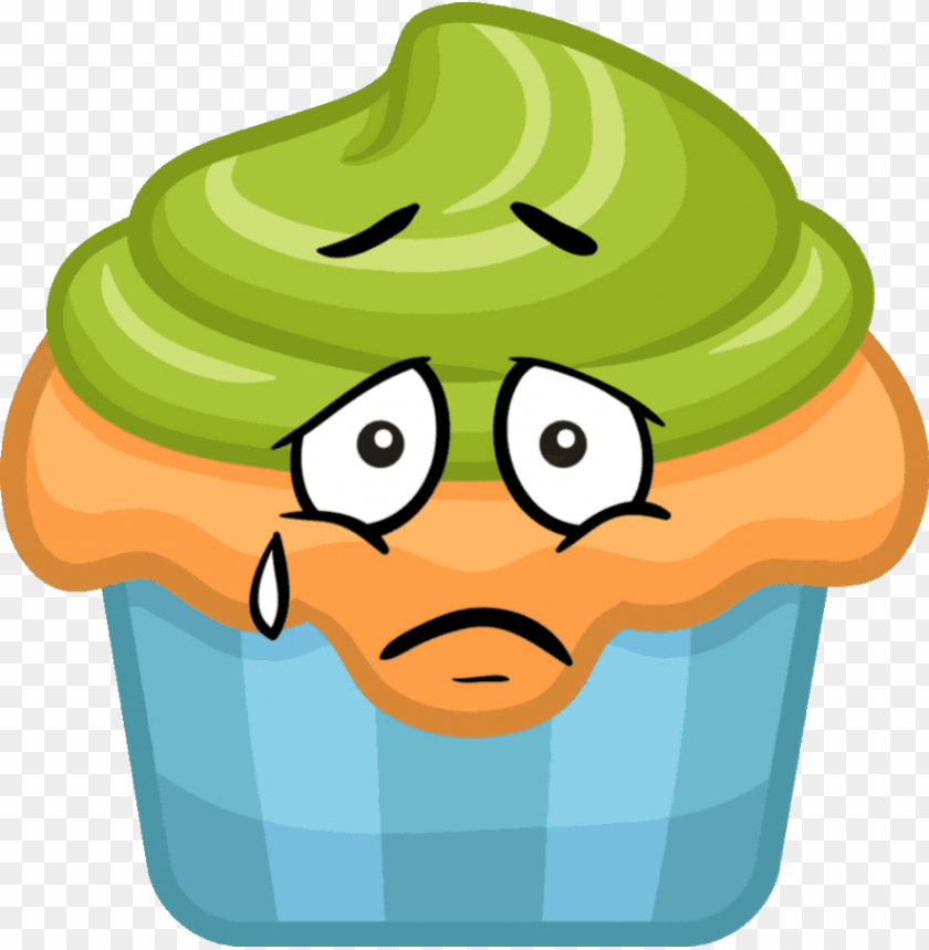 dessert cupcake qui pleure - cartoon trees with sad faces PNG image with  transparent background | TOPpng