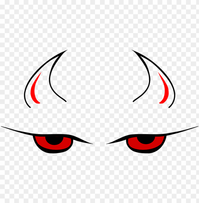 Devil Demon Horns Red Eyes Evil Hell Satan Devil Eyes Png Image With Transparent Background Toppng - demon horns roblox